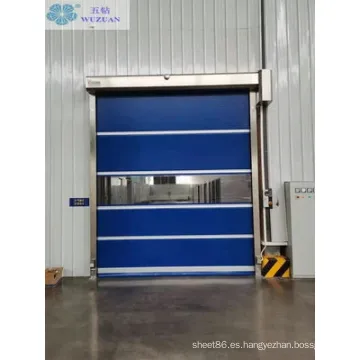 Puertas de obturador de PVC automática de alta velocidad automática de alta velocidad